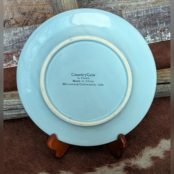 Vintage Country Gate Dessert Plate and Mug Bundle - Picture 5 of 8